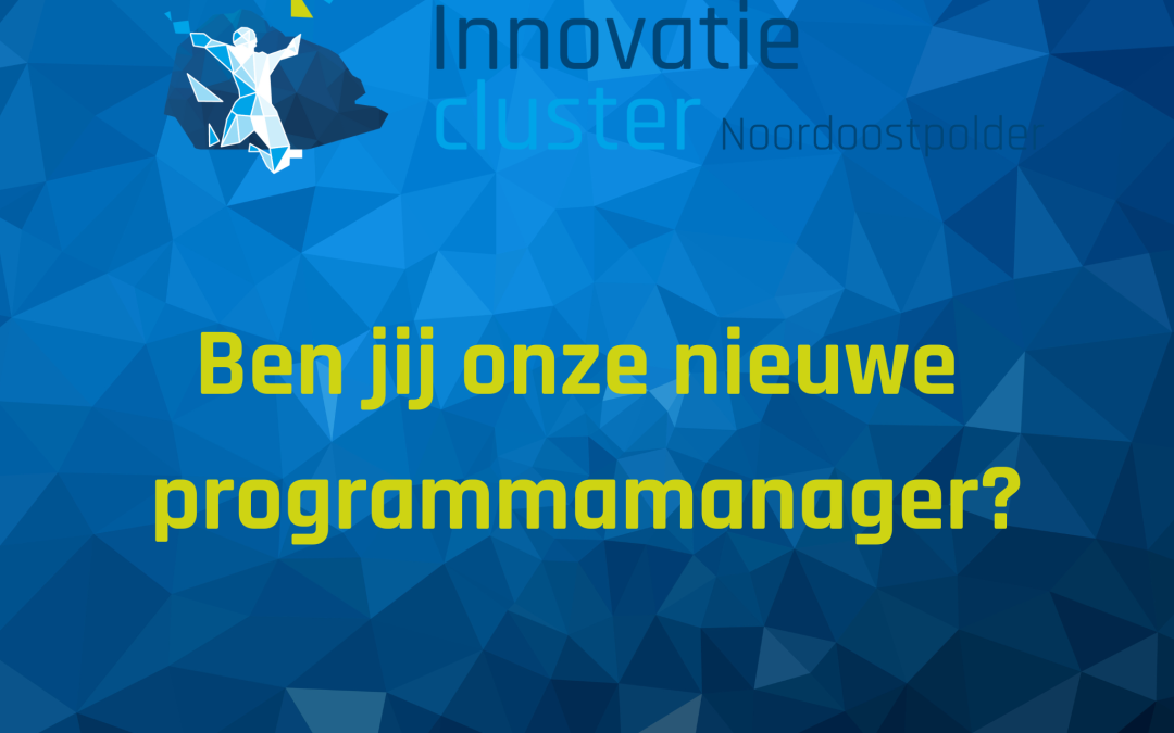 Vacature programmamanager